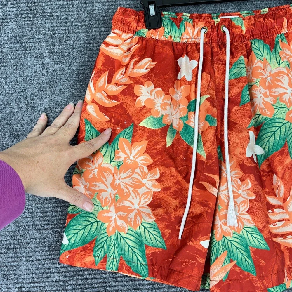Nike Sportswear Swim‎ Shorts Men M Floral Resort Vacation Beach Streetwear